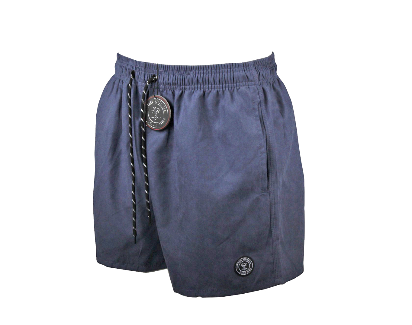 Mens Swim Shorts With Side Logo Navy