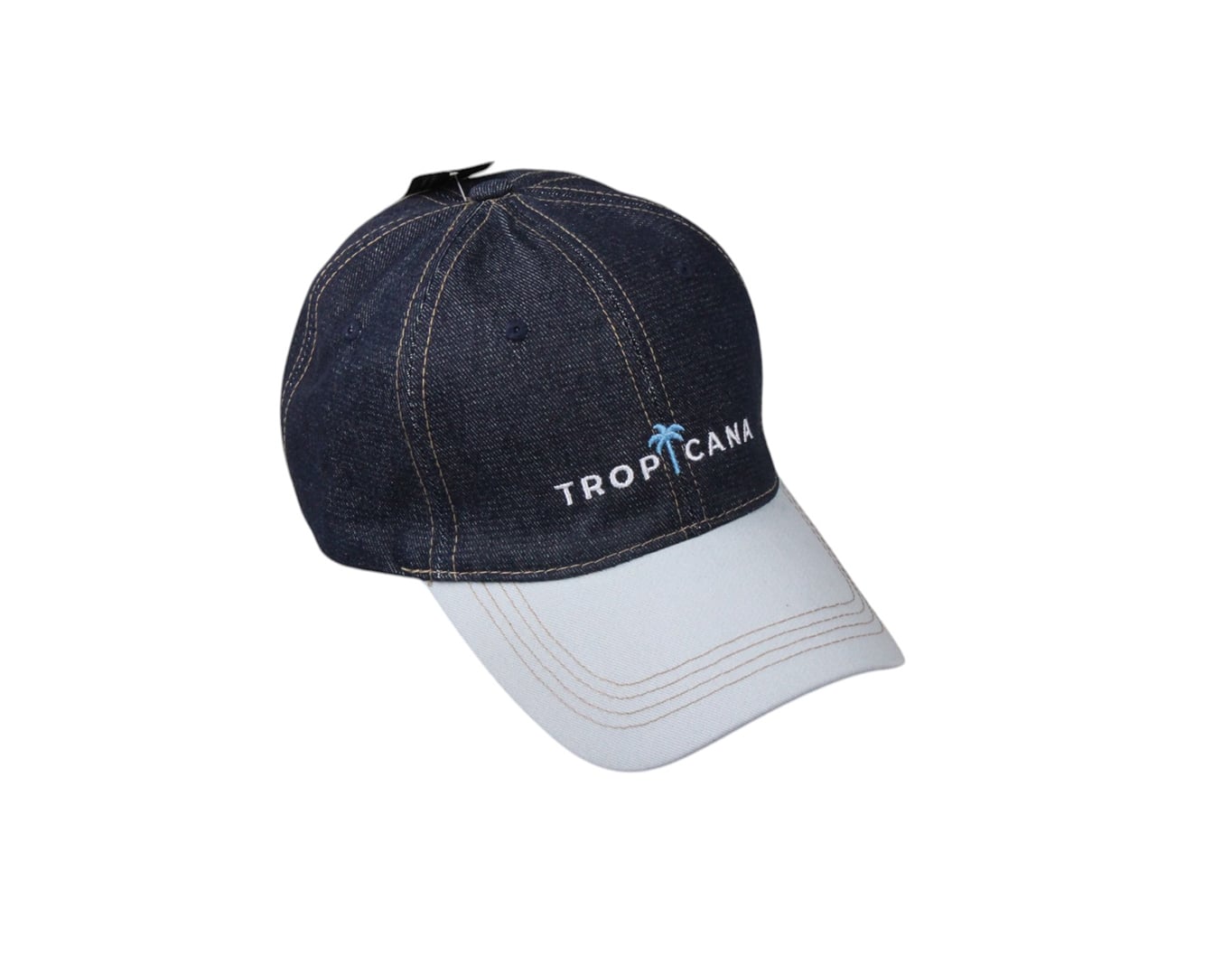 Baseball Cap Tropicana Embroidery Logo White