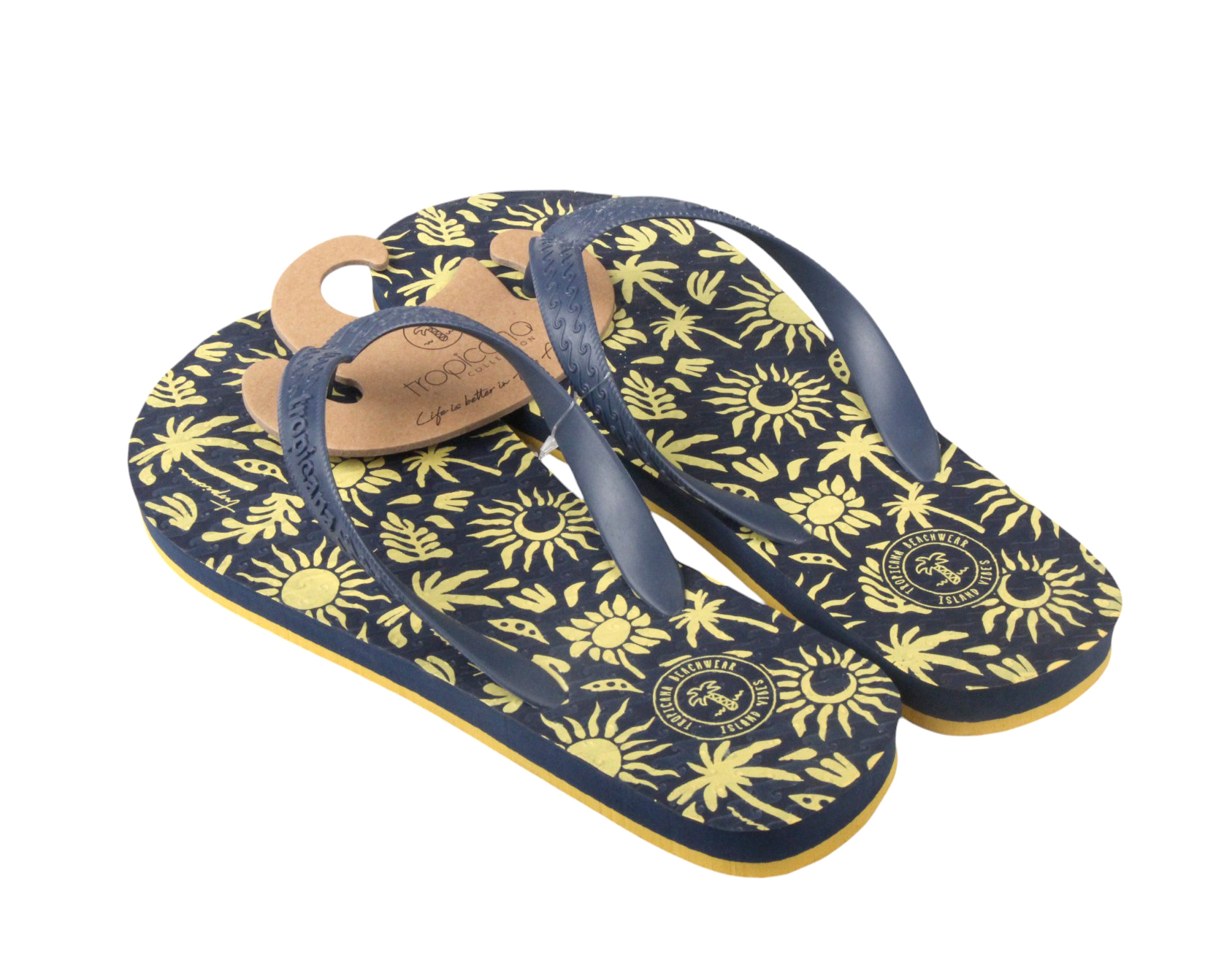 Men's Flip Flops Sunflower Navy