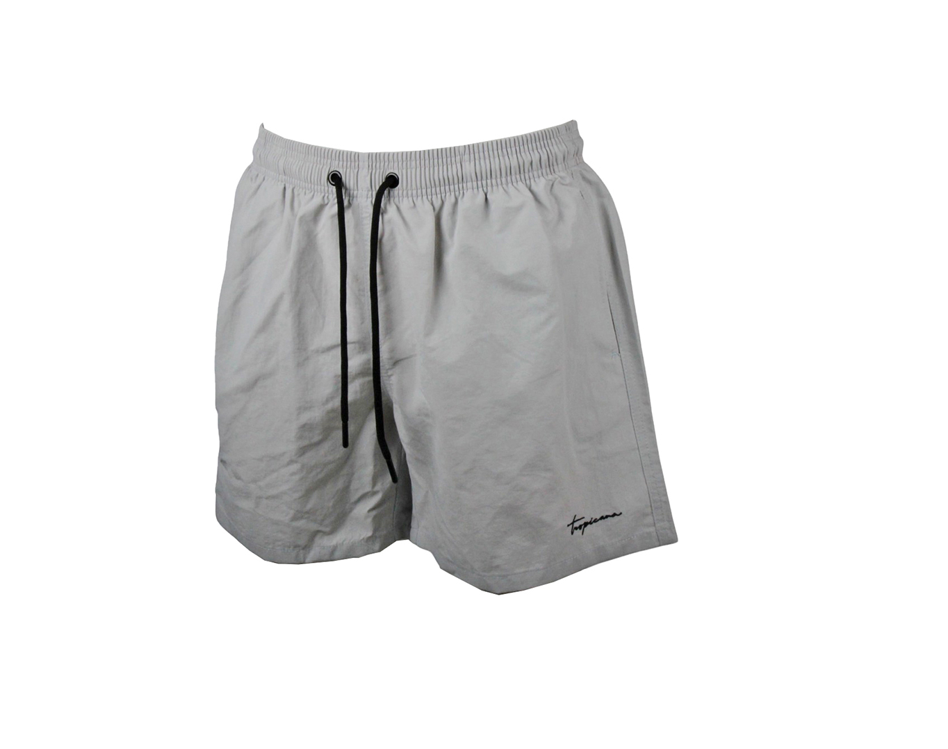 Mens Swim Shorts Solid Colour Grey