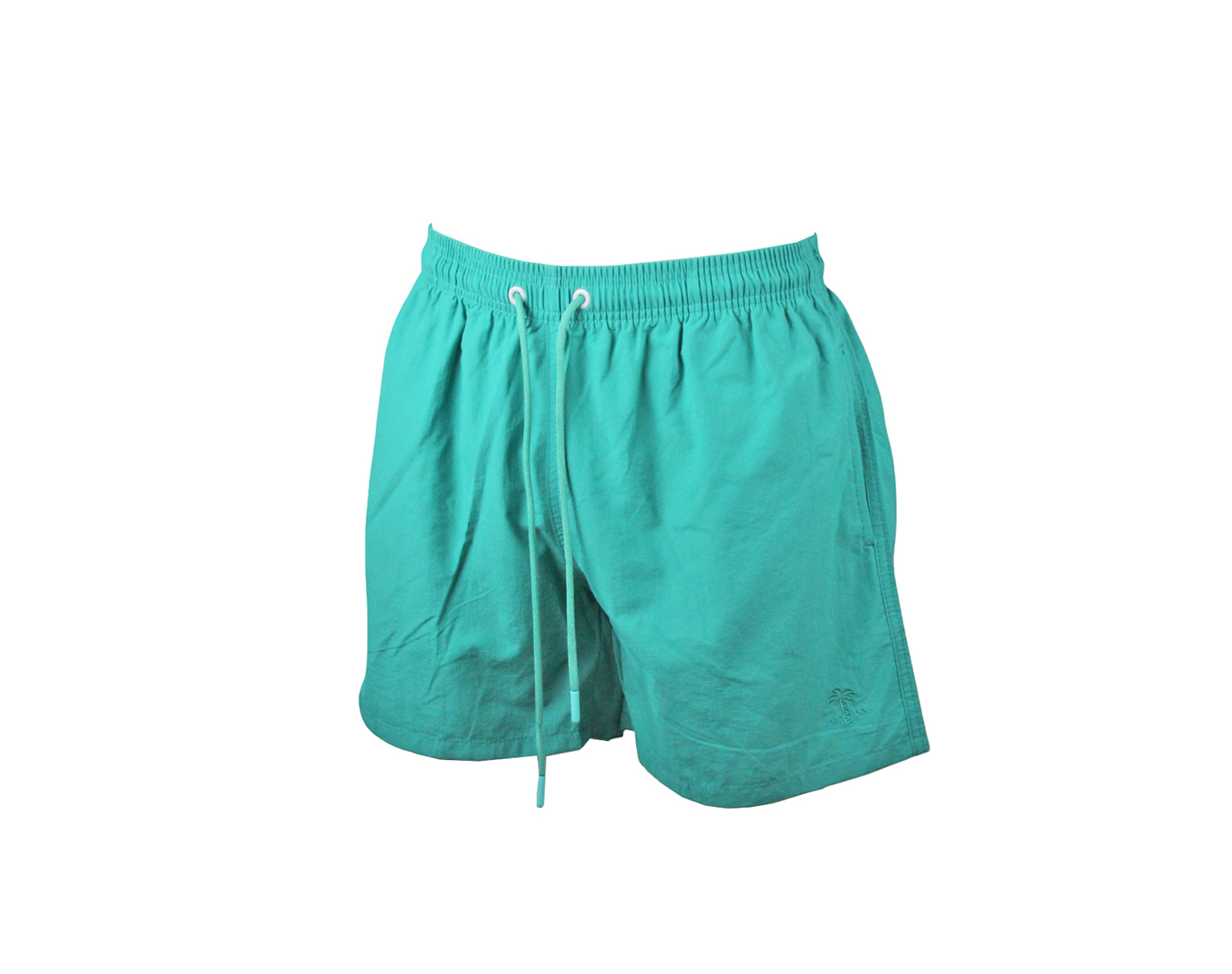 Mens Swim Shorts Solid Colour Green
