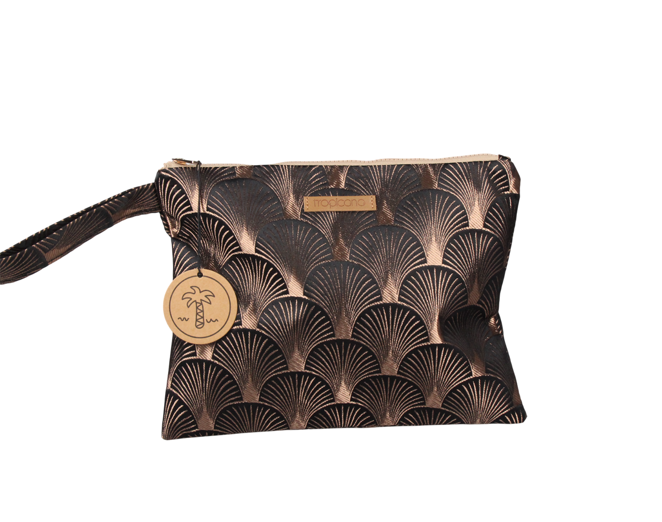 MEDIUM CLUTCH BAG SHELL BLACK