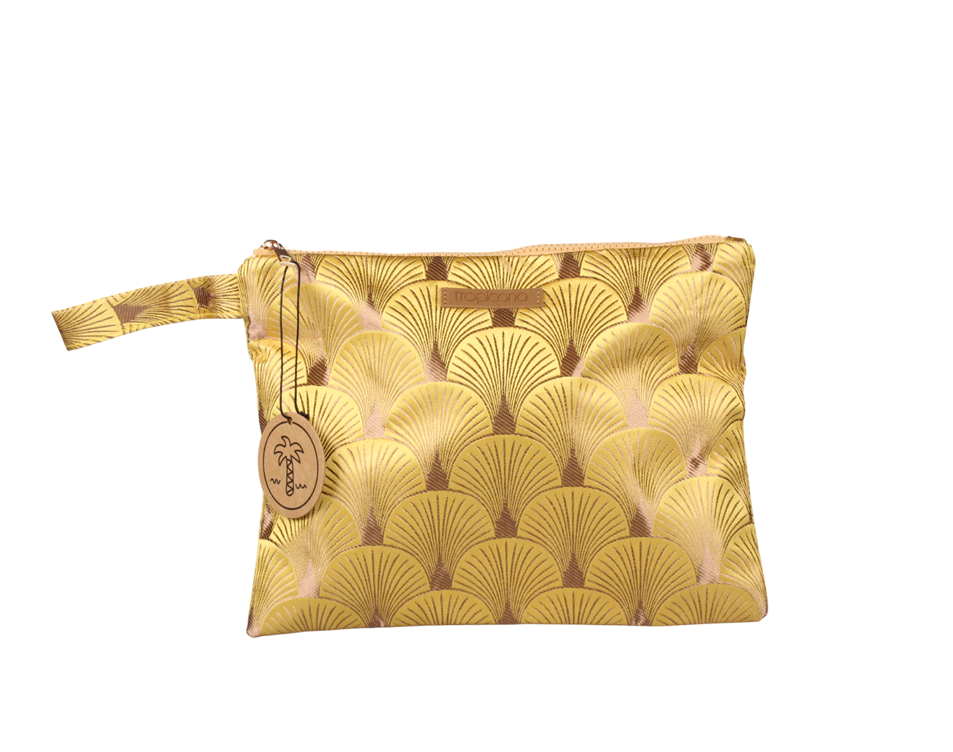 MEDIUM CLUTCH BAG SHELL YELLOW