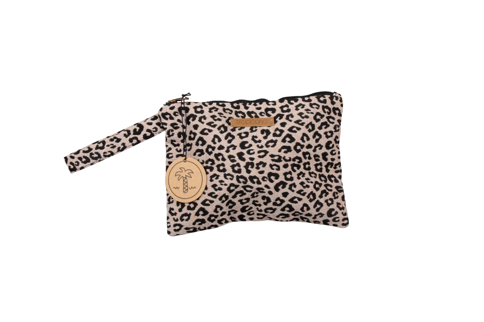 SMALL CLUTCH BAG LEOPARD BEIGE
