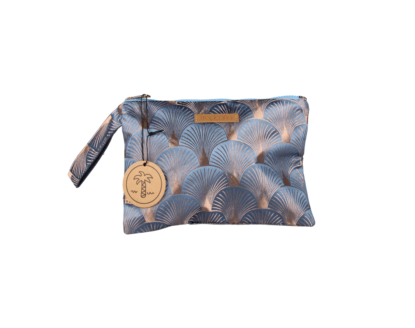 MEDIUM CLUTCH BAG SHELL BLUE