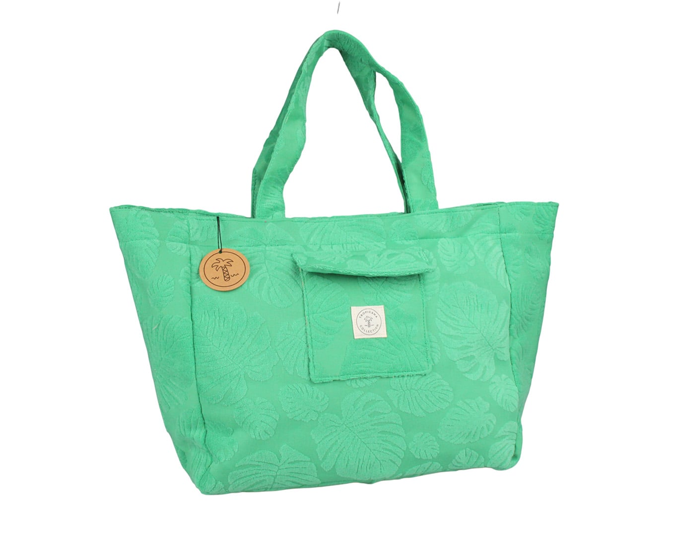TERRY LARGE TOTE BAG GREEN