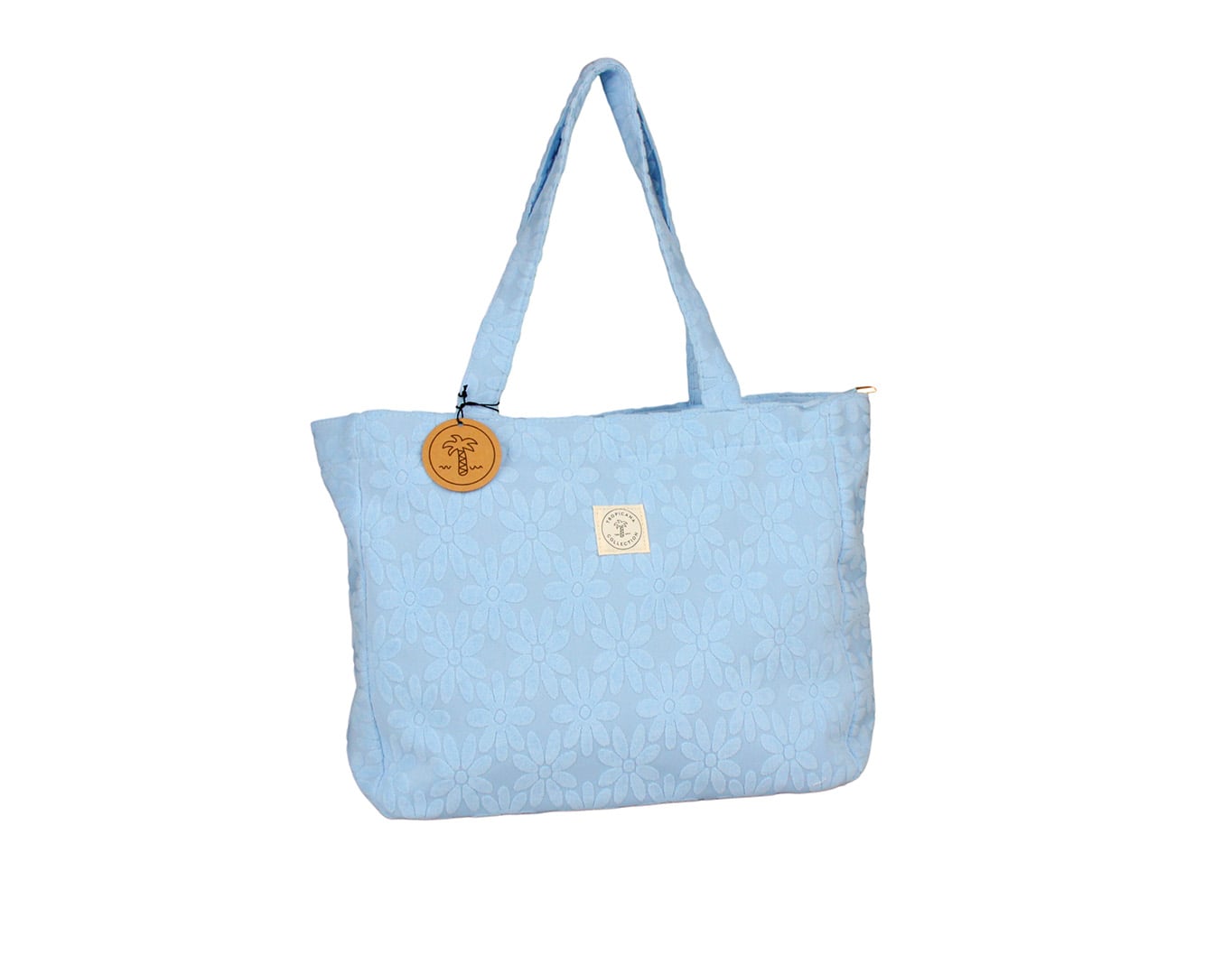 TERRY MEDIUM TOTE BAG LIGHT BLUE