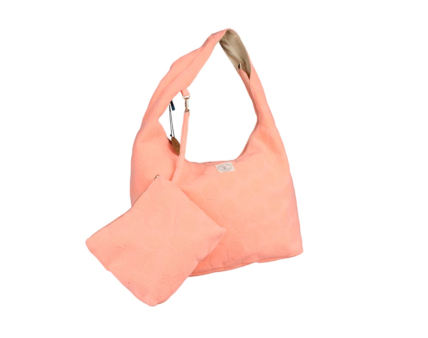 TERRY SHOULDER BAG CORAL