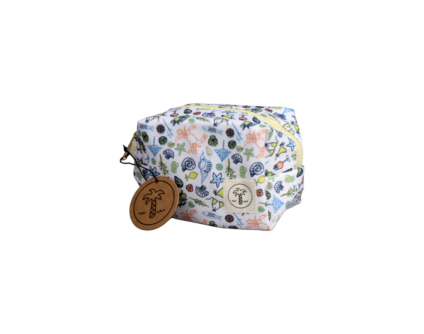 SMALL COSMETIC BAG ITALIAN SUMMER PRINT