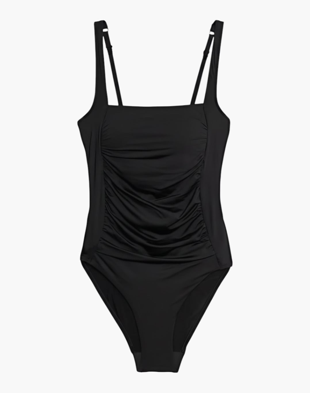 One Piece Curvy Tummy Control Black