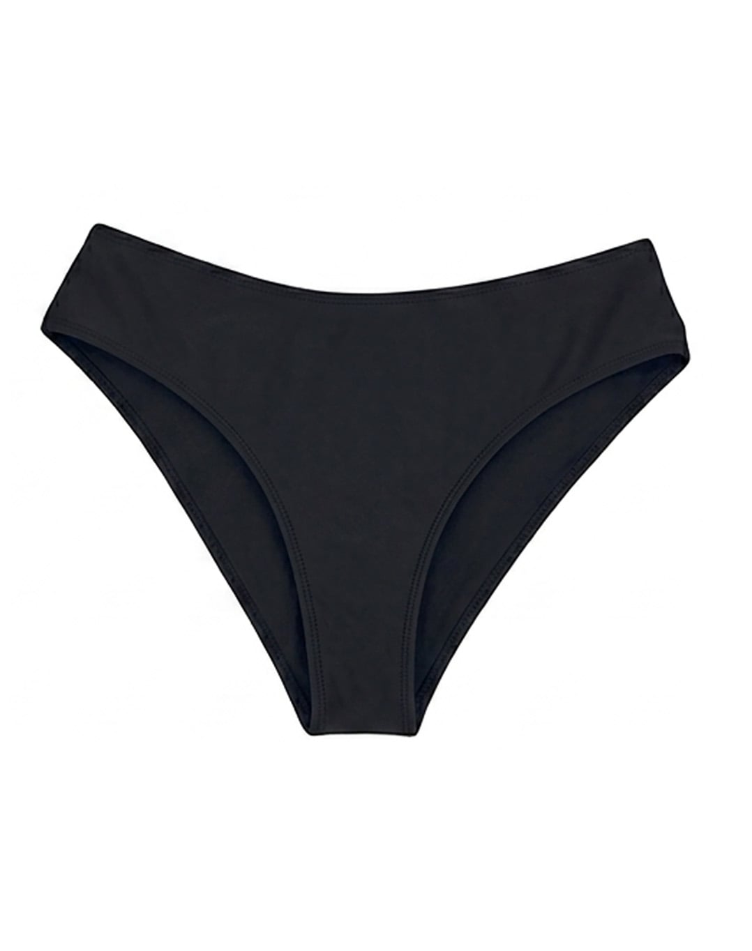 Bottom Curvy Mid High Waist Black