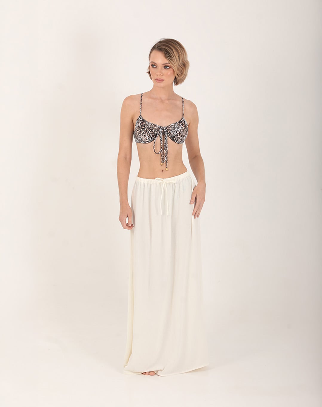 Jade Maxi Skirt Offwhite