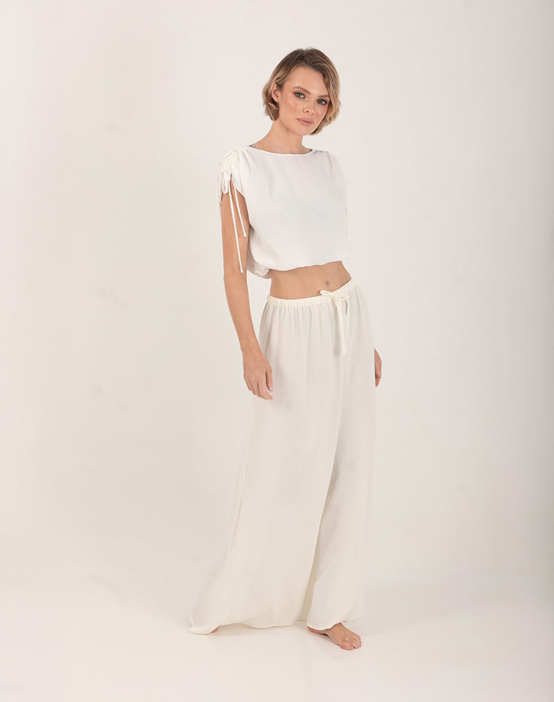 Aya Crop Top Offwhite