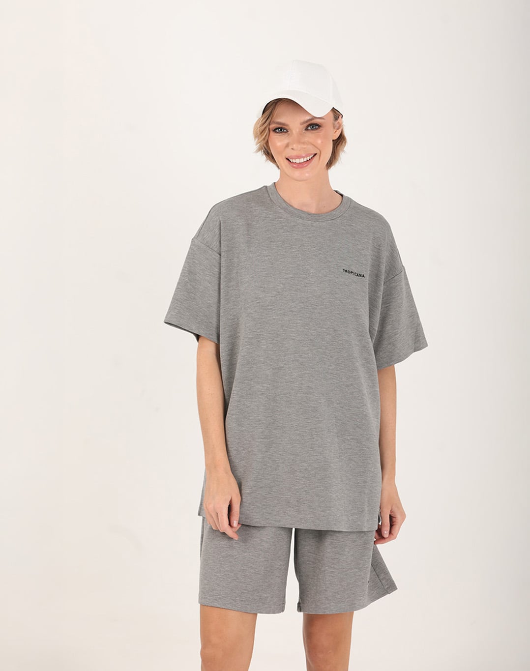 Ada Oversized T-Shirt Grey