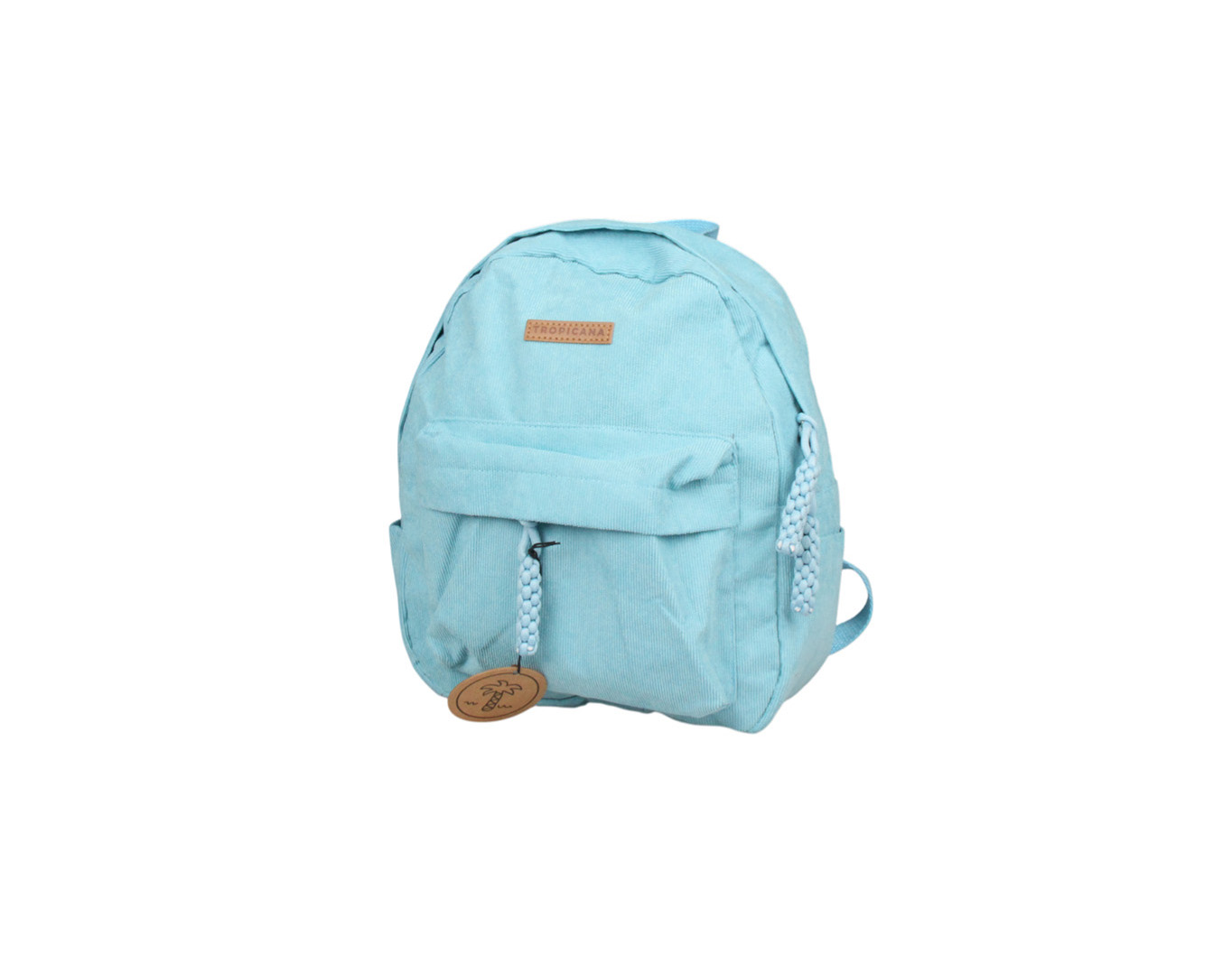 MINI CORDUROY BACKPACK BLUE