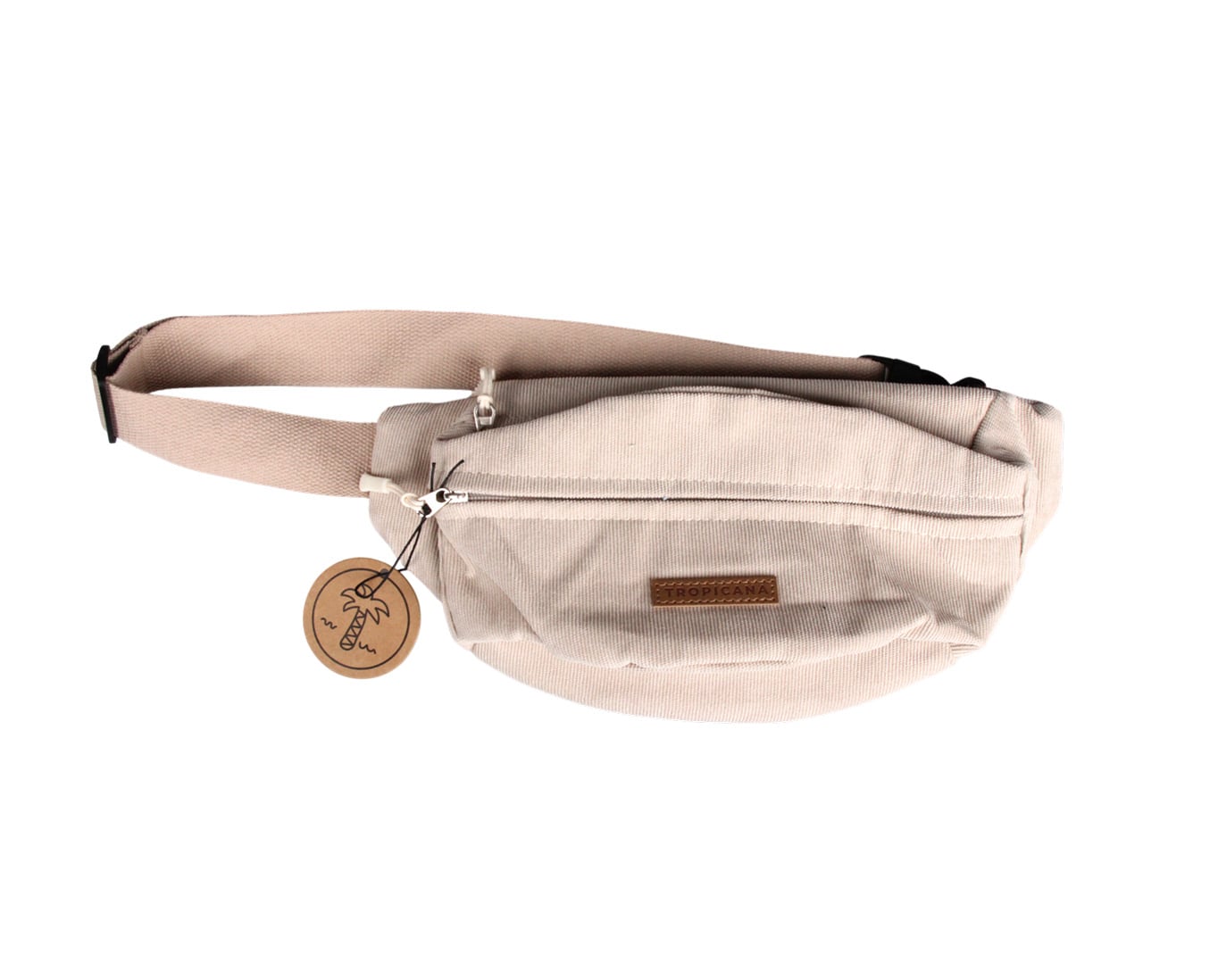 CORDUROY BELT BAG BEIGE